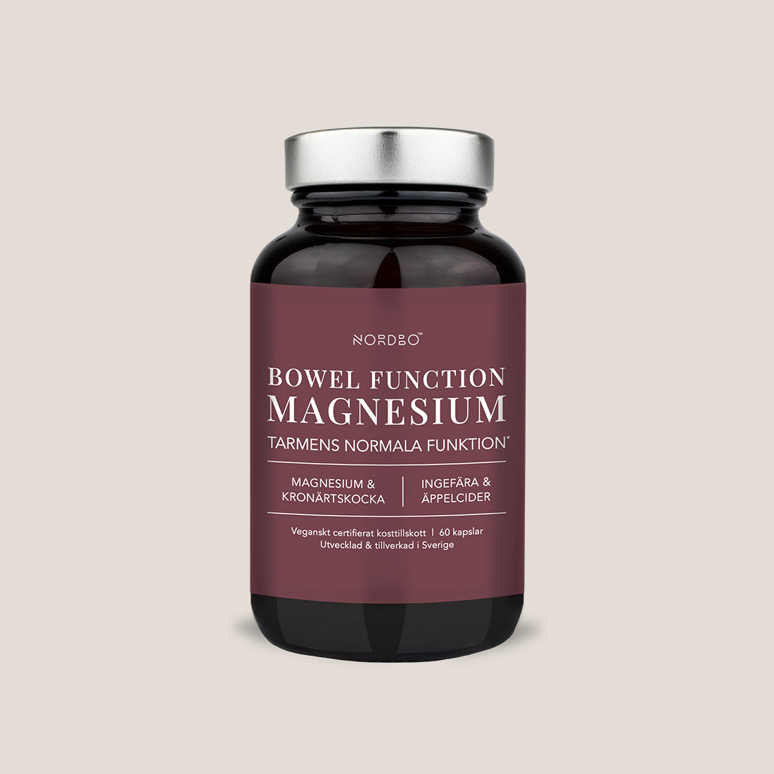Bowel Function Magnesium, 60 kap